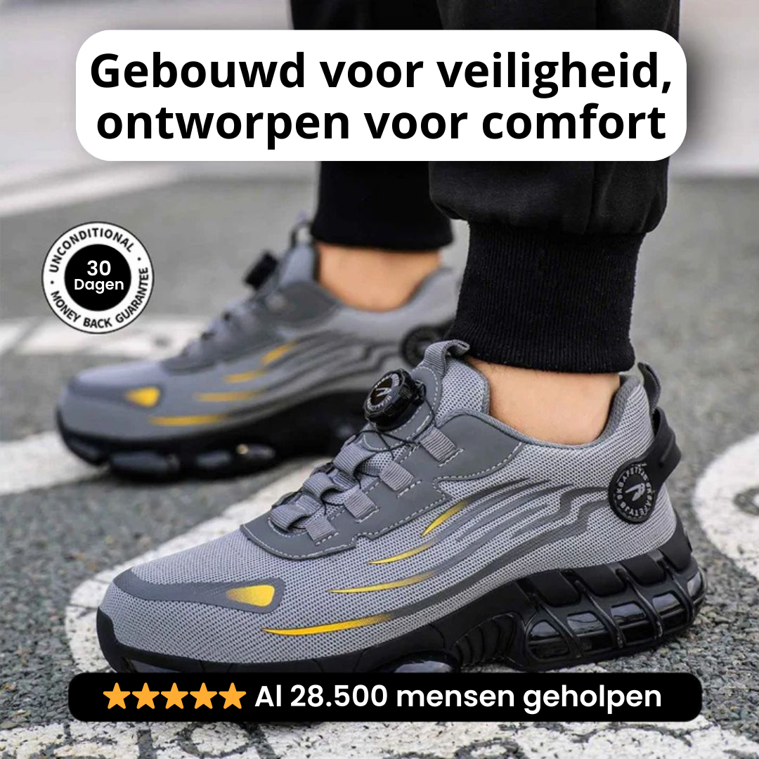 ArboFlex™ veiligheidsschoenen zijaanzicht – antislipzool en snelsluiting