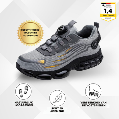ArboFlex™ S3 veiligheidsschoenen snelsluiting – snel aan en uit zonder veters