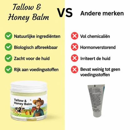 Tallow & Honey Balm - Alles-in-Een Huidverzorging 60ml