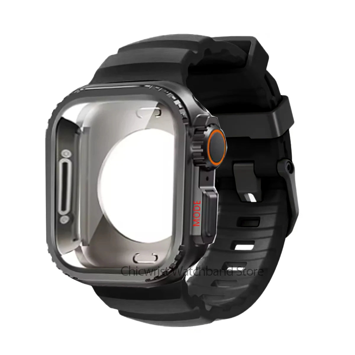 Silicone Strap+Metal Case For iWatch Ultra2 For Apple Watch 10/9/8/1/2/3/4/5/6/7 Sports Bracelet Band 46mm 49mm 45mm 44mm 42mm