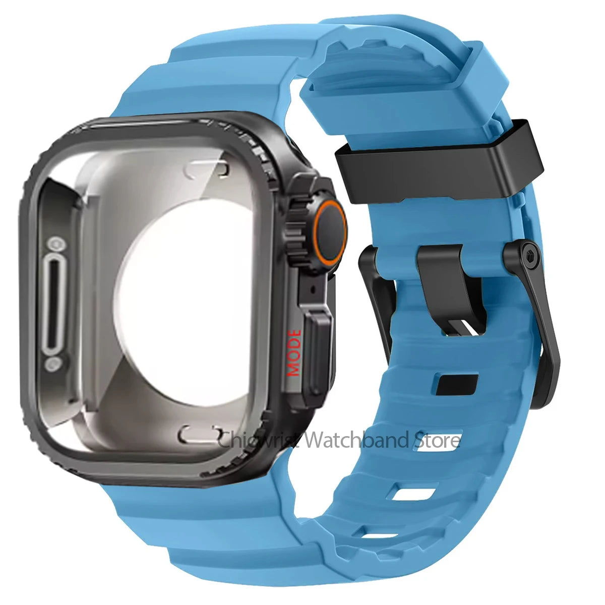 Silicone Strap+Metal Case For iWatch Ultra2 For Apple Watch 10/9/8/1/2/3/4/5/6/7 Sports Bracelet Band 46mm 49mm 45mm 44mm 42mm