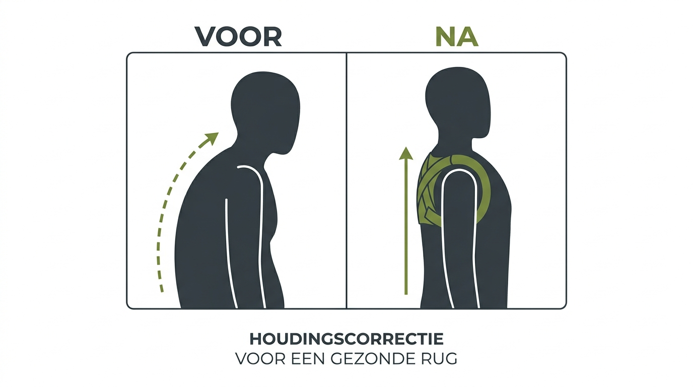 Voor en na houding vergelijking