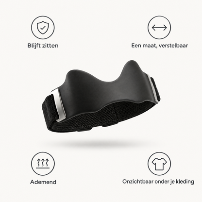 Blijft zitten, een maat verstelbaar, ademend, onzichtbaar onder je kleding